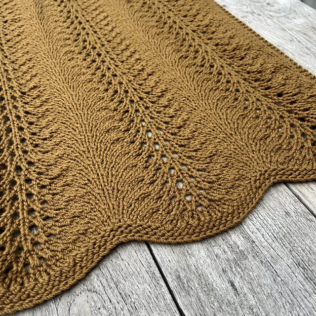 Aroha Baby Blanket & Chunky Throw by The Kiwi Stitch & Knit Co - Printed Pattern