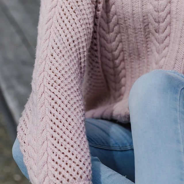 Cable Mesh Sweater by Purl Foundry - Printed Pattern