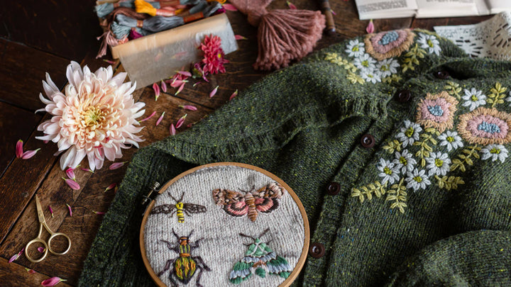 Embroidery on Knits // Laine