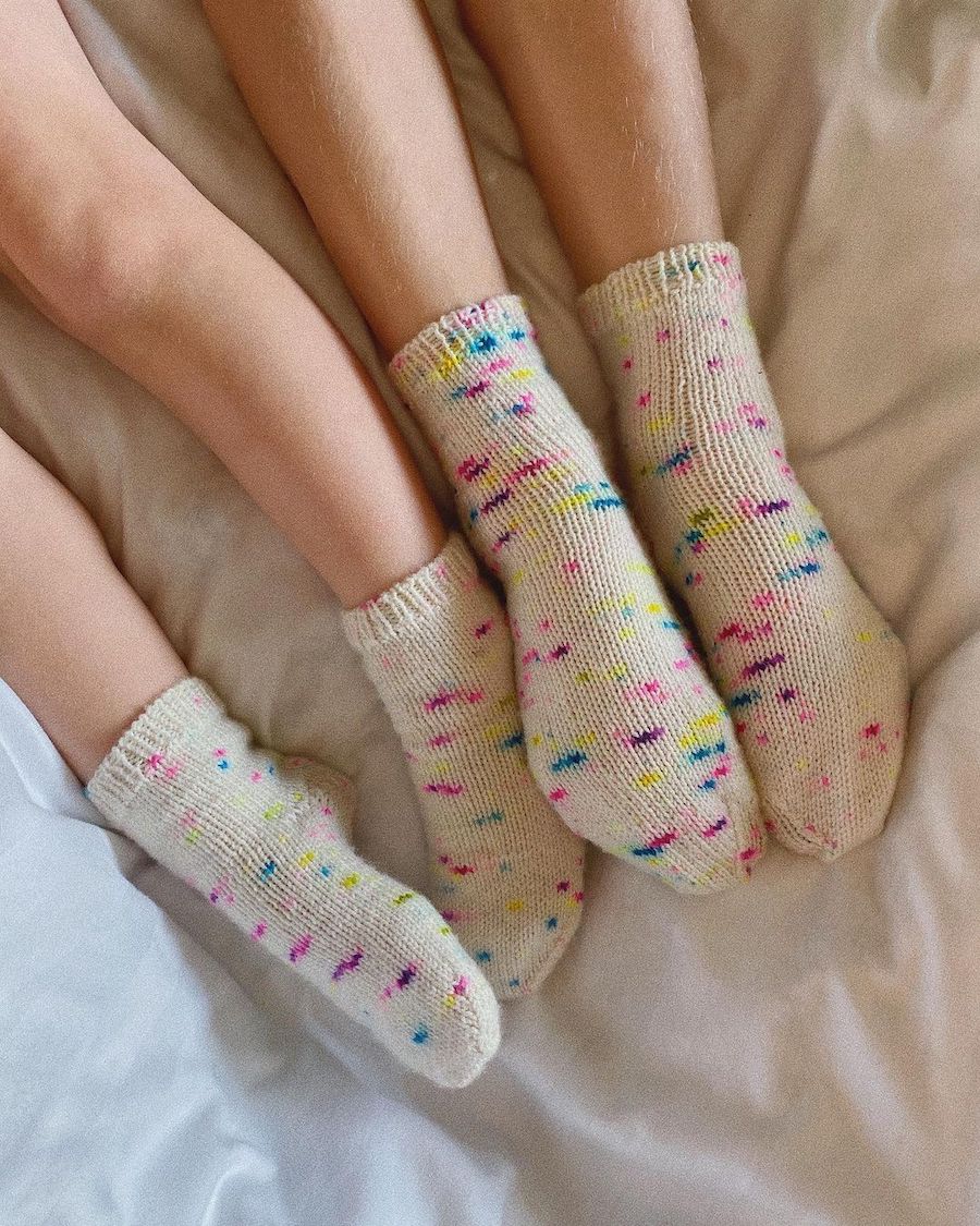 Everyday Socks Junior by Petite Knit - Printed Pattern