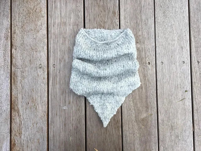 Fuzzy Wumbus Cowl -Black Cat Knit Co - Printed Pattern