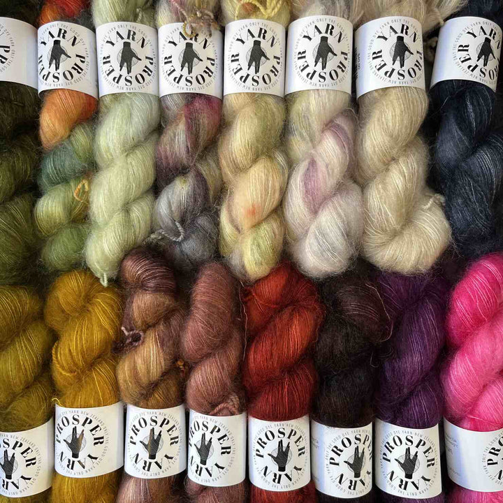 Prosper Yarn Mint Mohair // 2ply