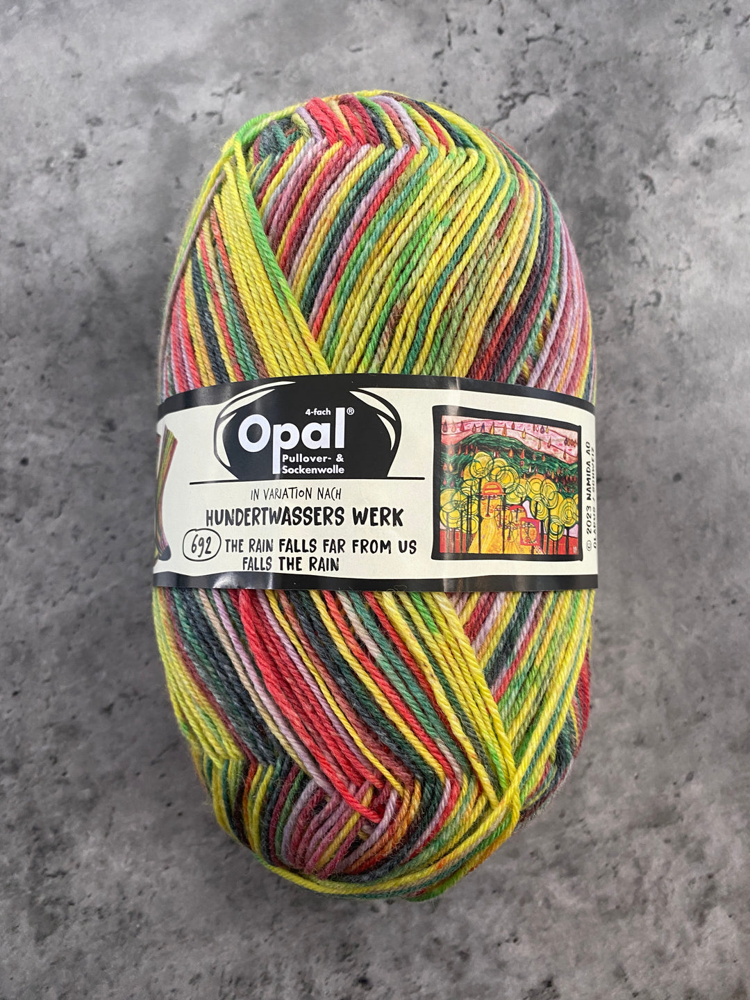 Opal Hundertwasser Self Patterning Sock Yarn // 4ply