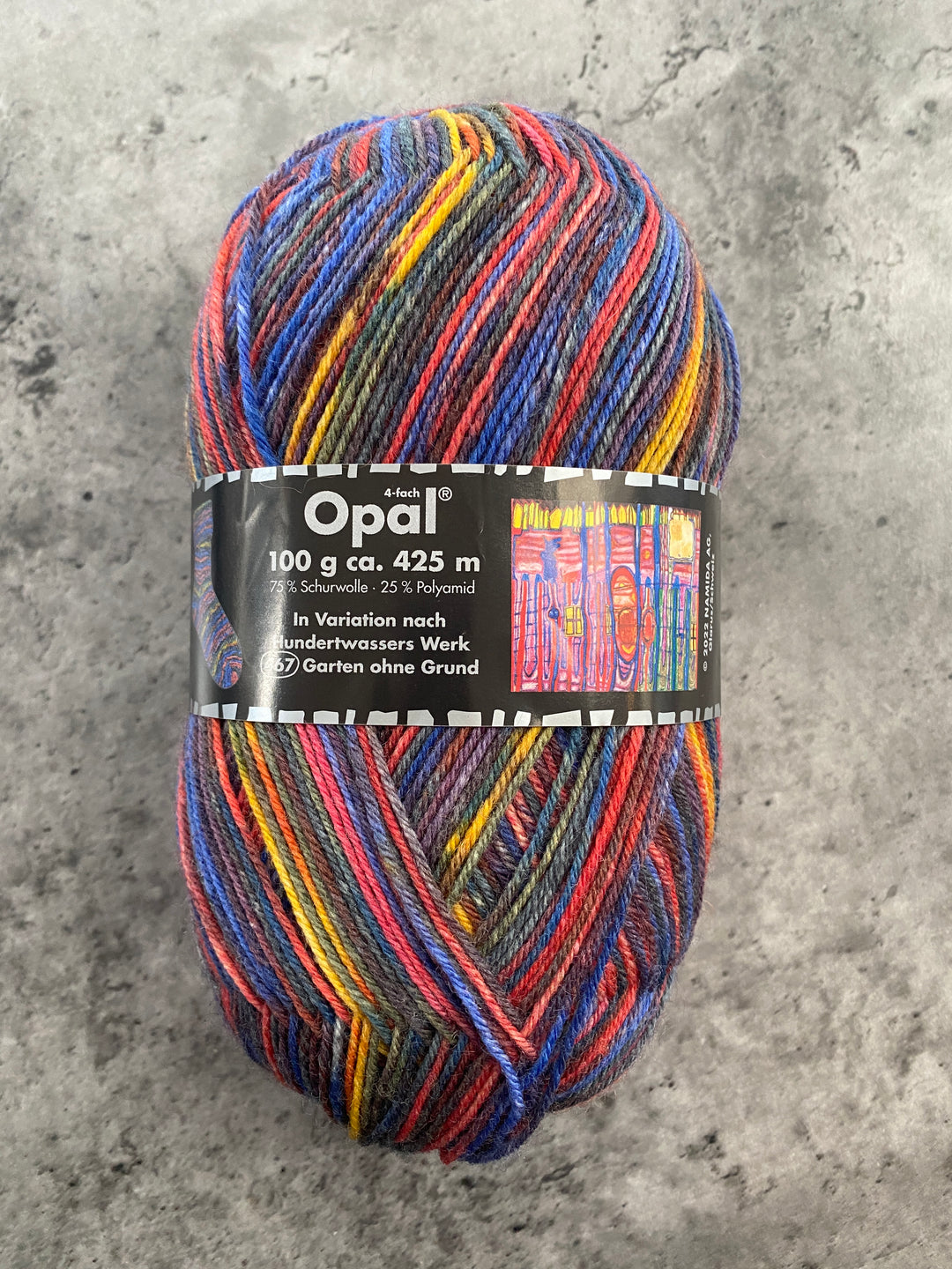 Opal Hundertwasser Self Patterning Sock Yarn // 4ply