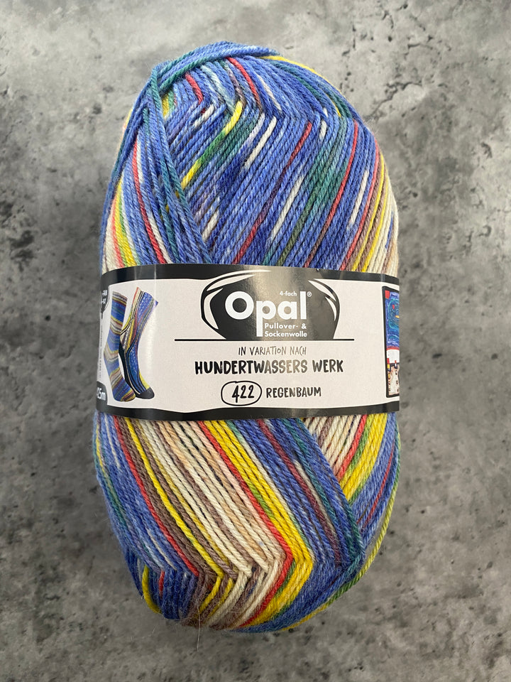 Opal Hundertwasser Self Patterning Sock Yarn // 4ply