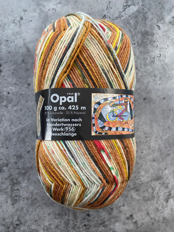 Opal Hundertwasser Self Patterning Sock Yarn // 4ply