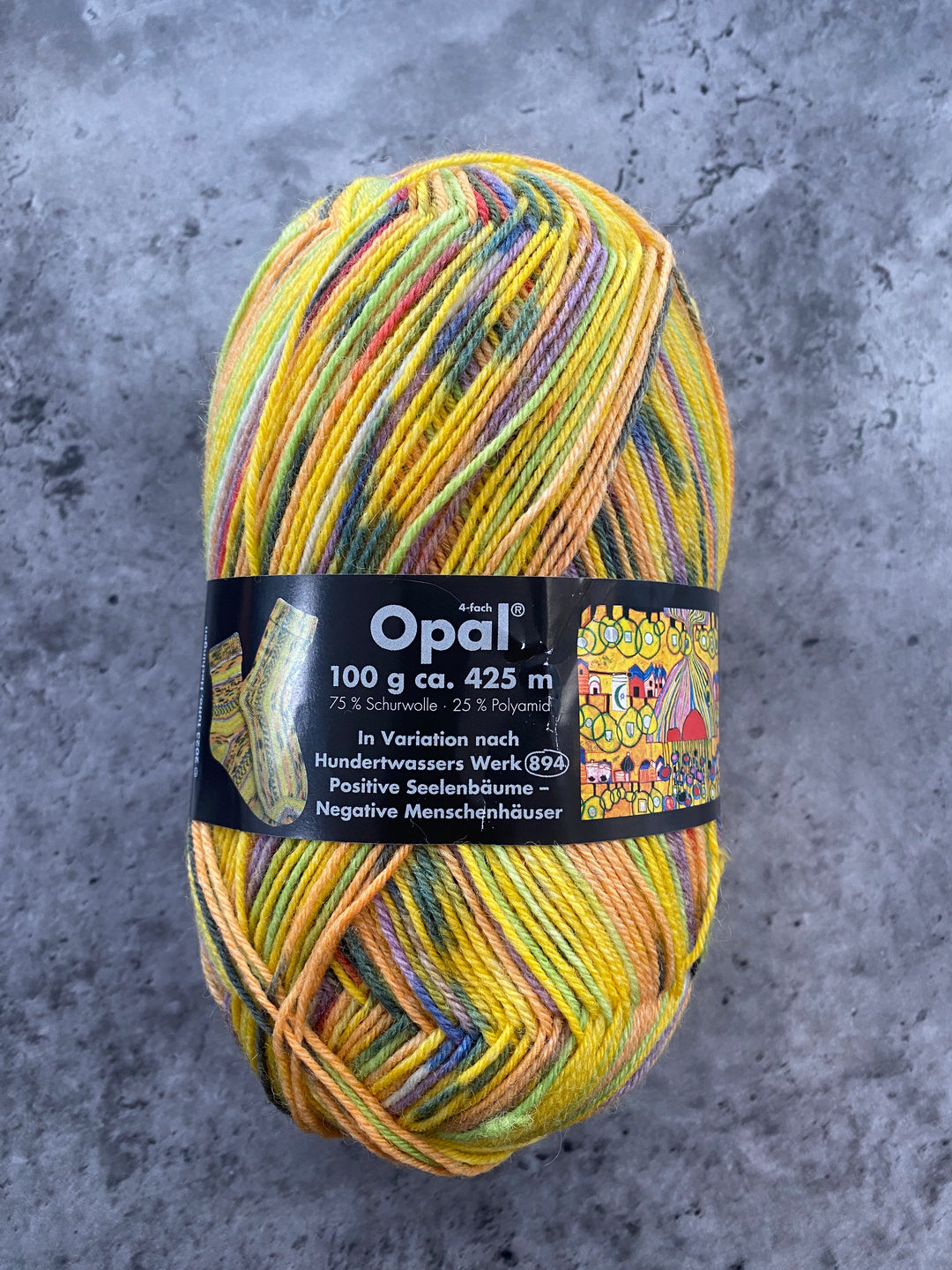 Opal Hundertwasser Self Patterning Sock Yarn // 4ply