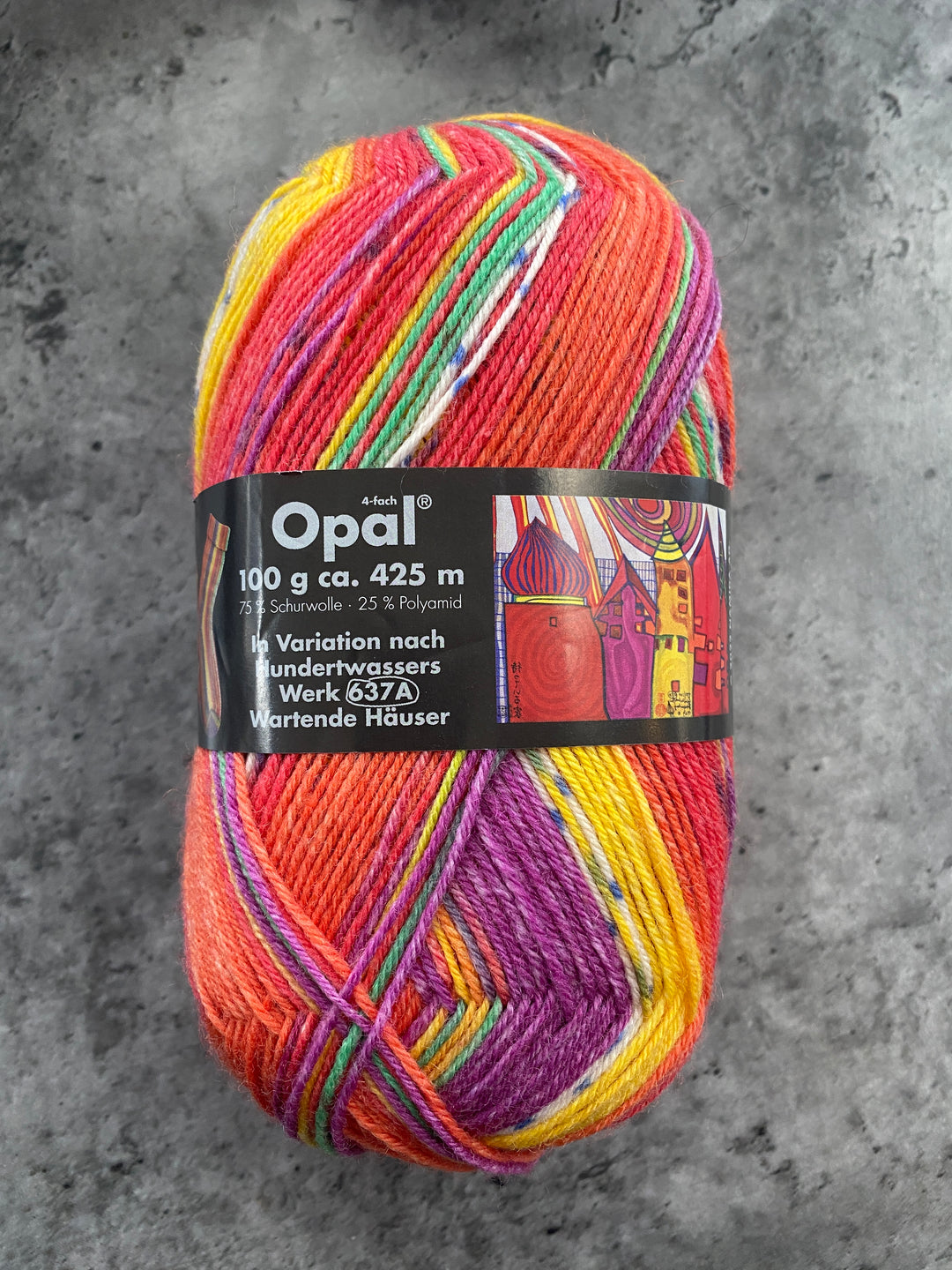 Opal Hundertwasser Self Patterning Sock Yarn // 4ply