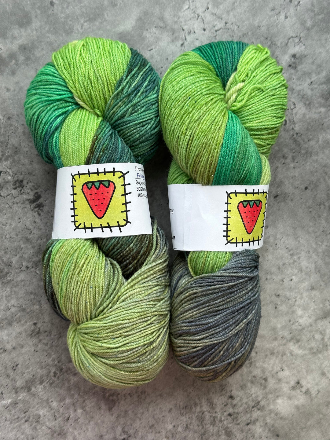 Strawberry Patches Yarns // Sock Yarn // 4ply