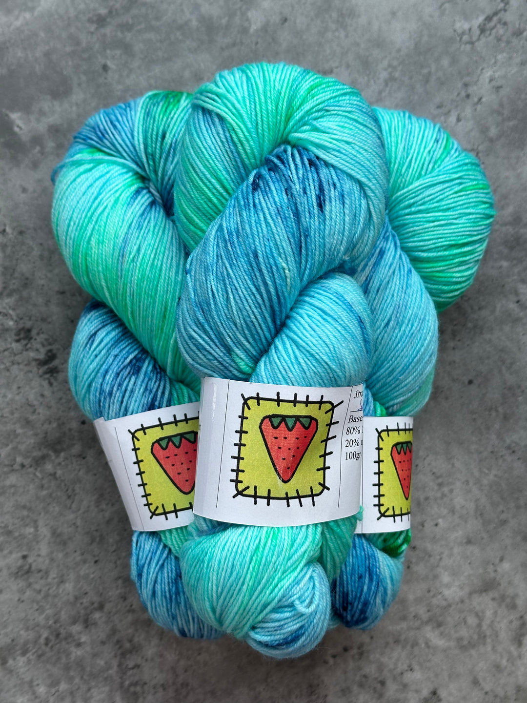 Strawberry Patches Yarns // Sock Yarn // 4ply
