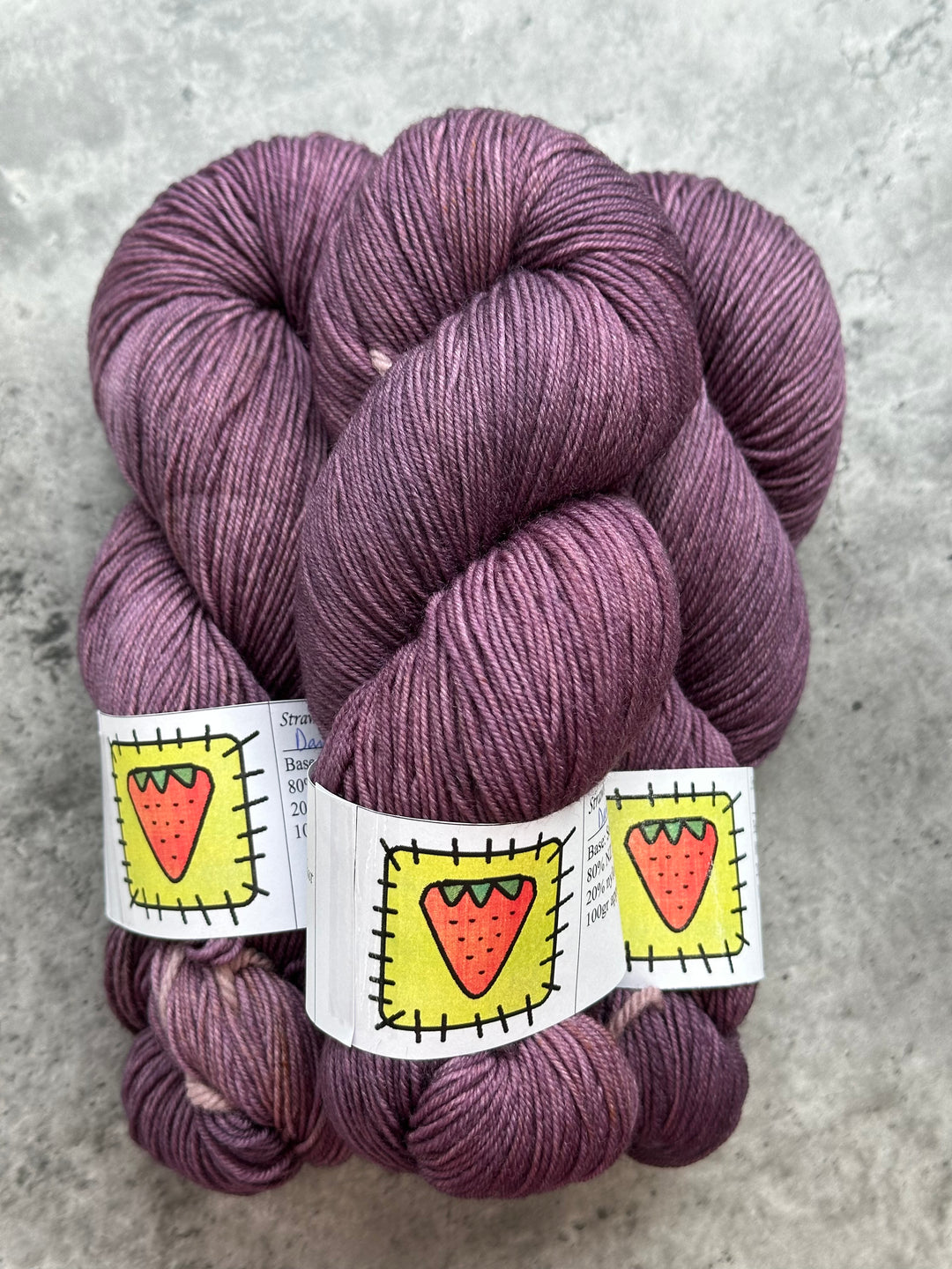 Strawberry Patches Yarns // Sock Yarn // 4ply