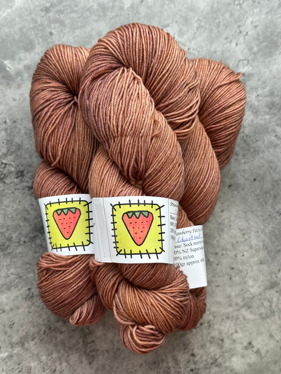 Strawberry Patches Yarns // Sock Yarn // 4ply