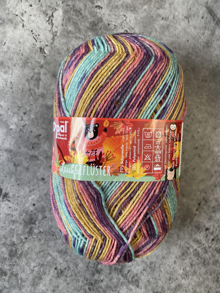 Opal Laubgeflüster Self Patterning Sock Yarn // 4ply