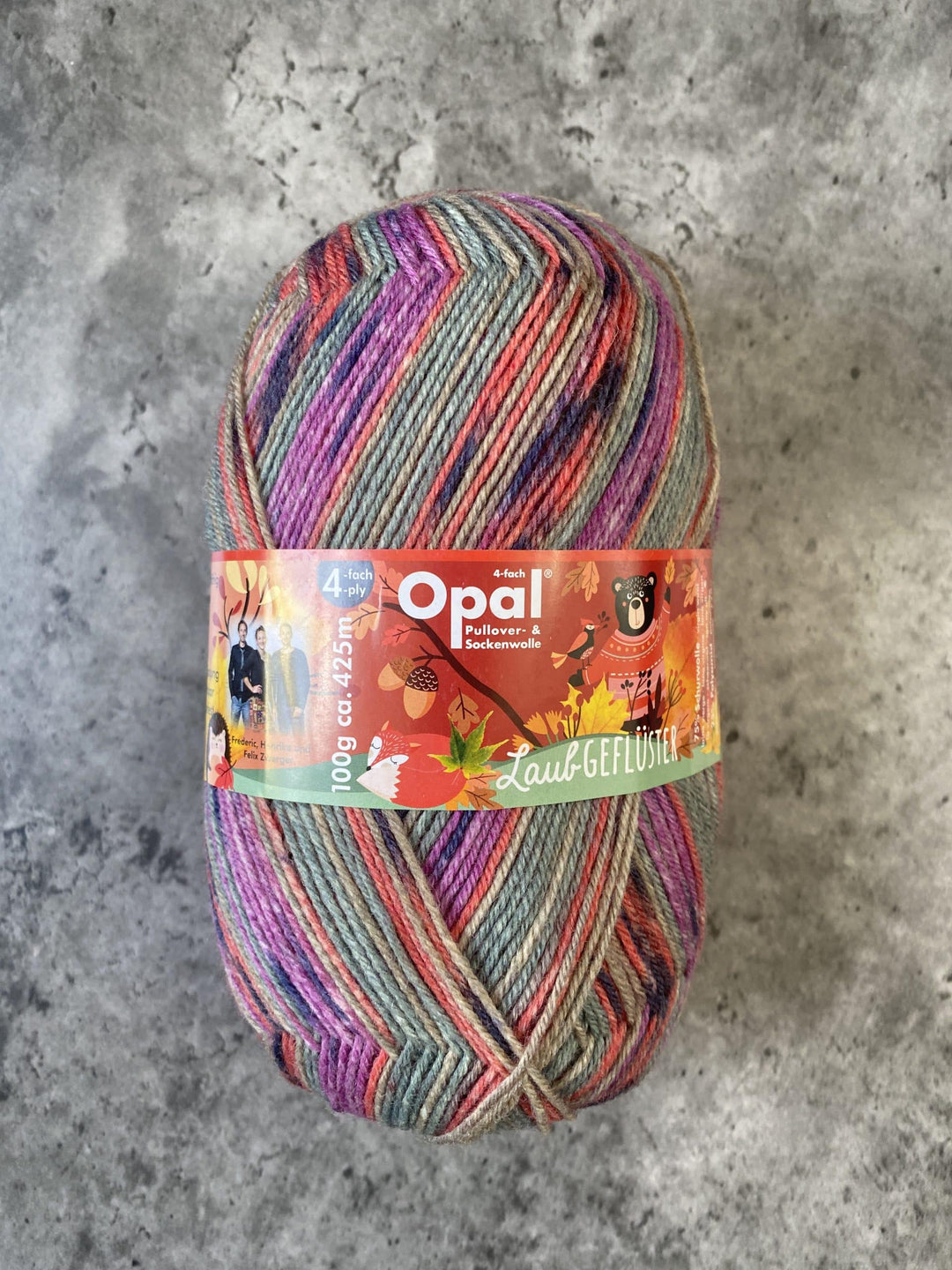 Opal Laubgeflüster Self Patterning Sock Yarn // 4ply