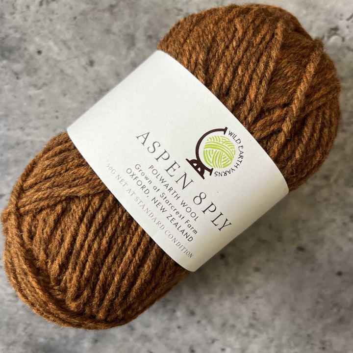 Wild Earth Yarns Aspen  Polwarth // 8ply