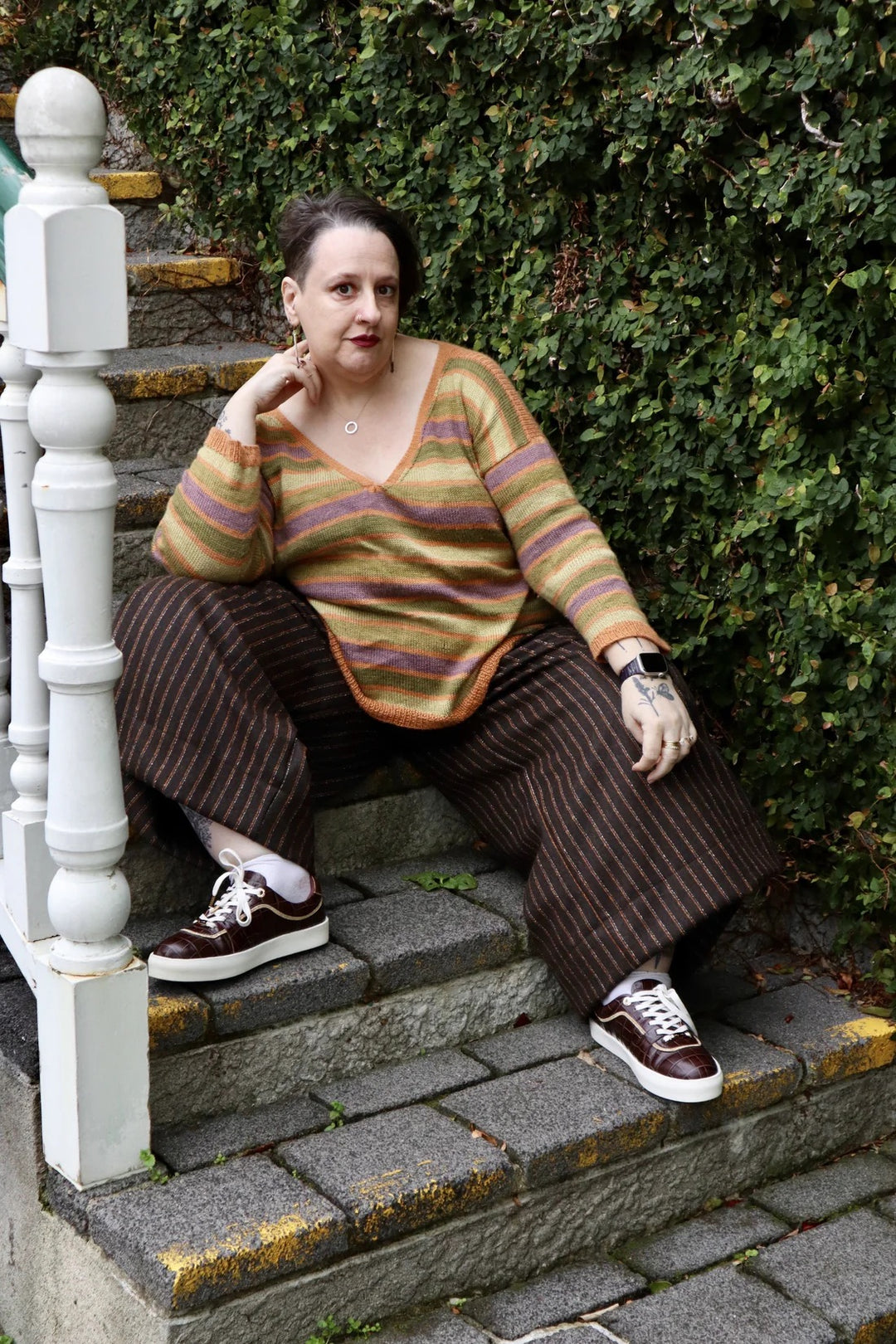 Ladies Lunch Dates Sweater by Julie Monk - Printed Pattern