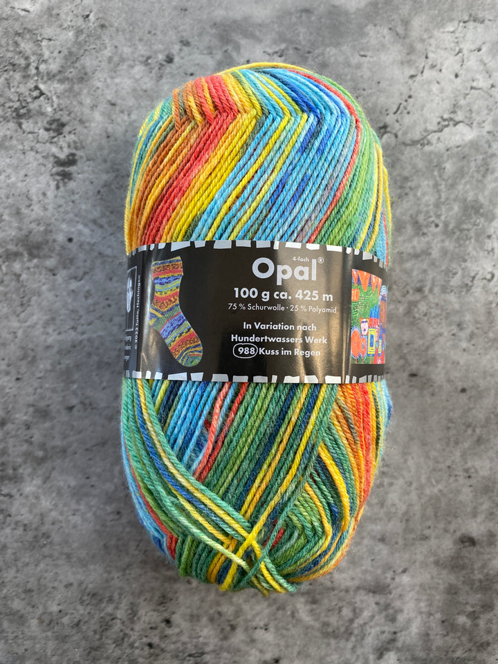 Opal Hundertwasser Self Patterning Sock Yarn // 4ply