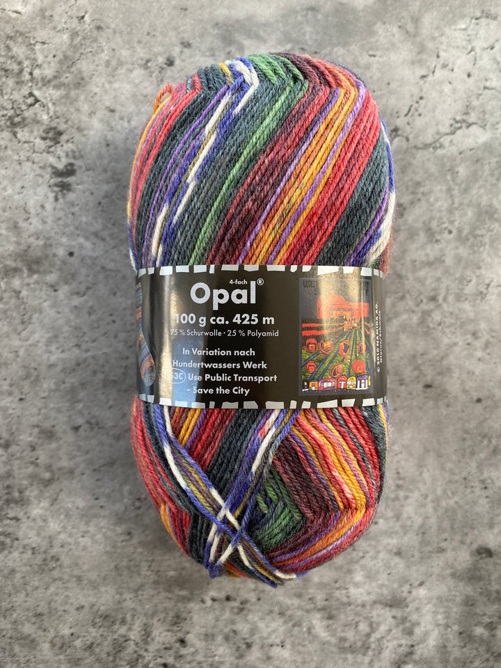 Opal Hundertwasser Self Patterning Sock Yarn // 4ply