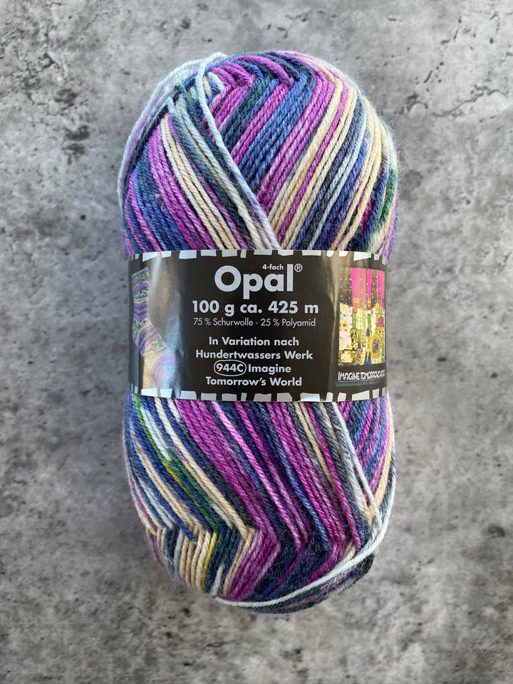 Opal Hundertwasser Self Patterning Sock Yarn // 4ply