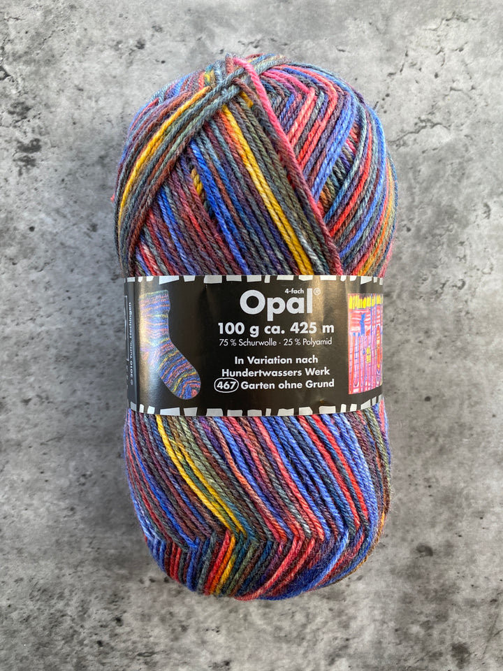 Opal Hundertwasser Self Patterning Sock Yarn // 4ply