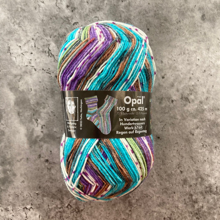 Opal Hundertwasser Self Patterning Sock Yarn // 4ply