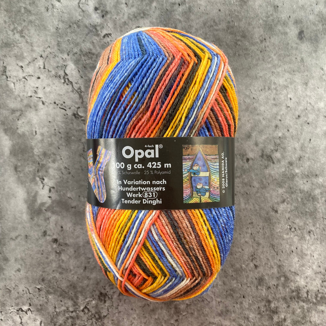 Opal Hundertwasser Self Patterning Sock Yarn // 4ply