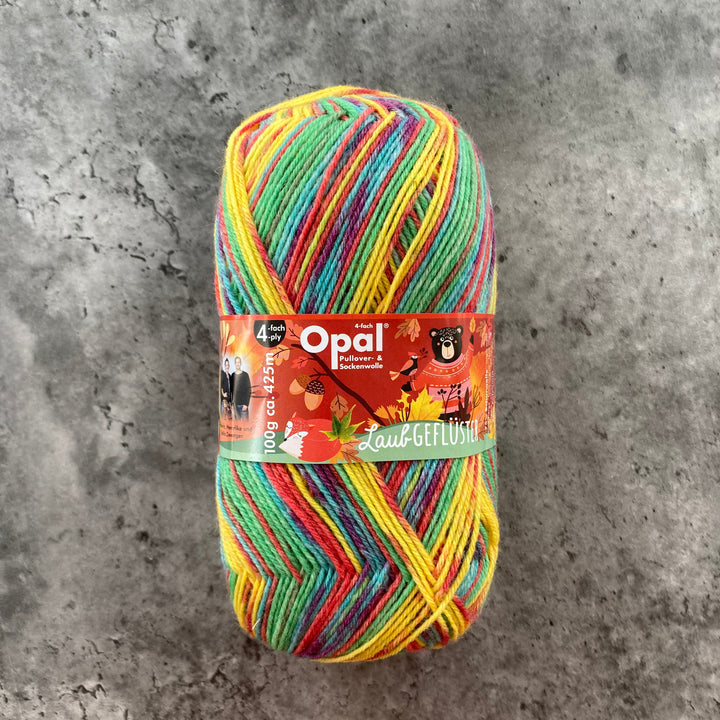 Opal Laubgeflüster Self Patterning Sock Yarn // 4ply