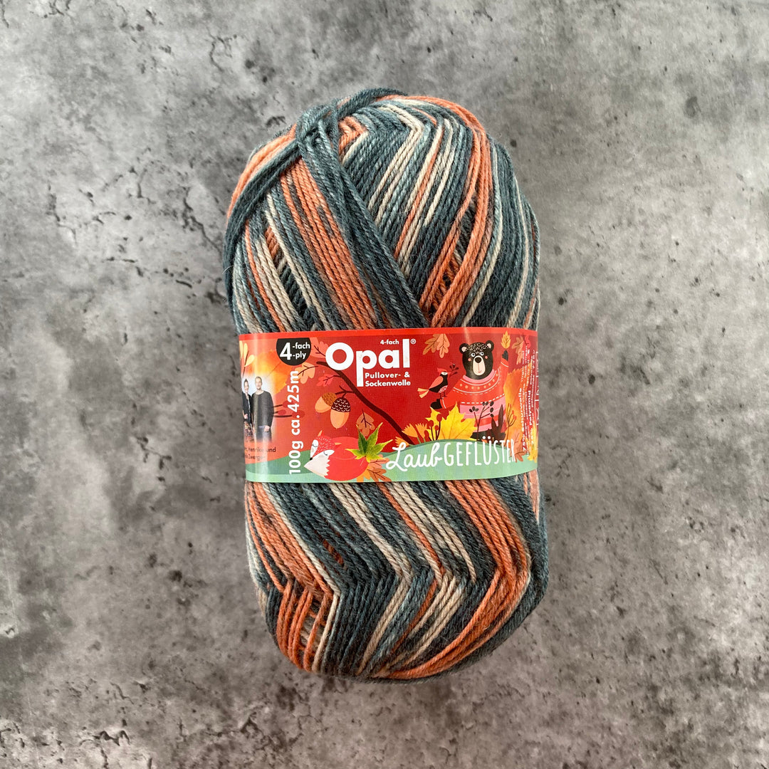 Opal Laubgeflüster Self Patterning Sock Yarn // 4ply