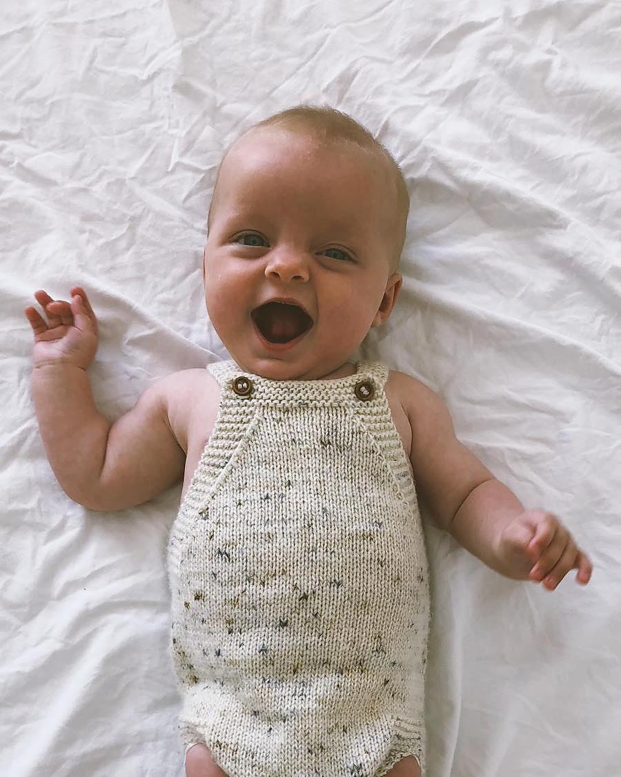 Little Sister's Romper by Petite Knit - Printed Pattern