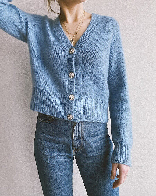 April Cardigan by Petite Knit - Printed Pattern