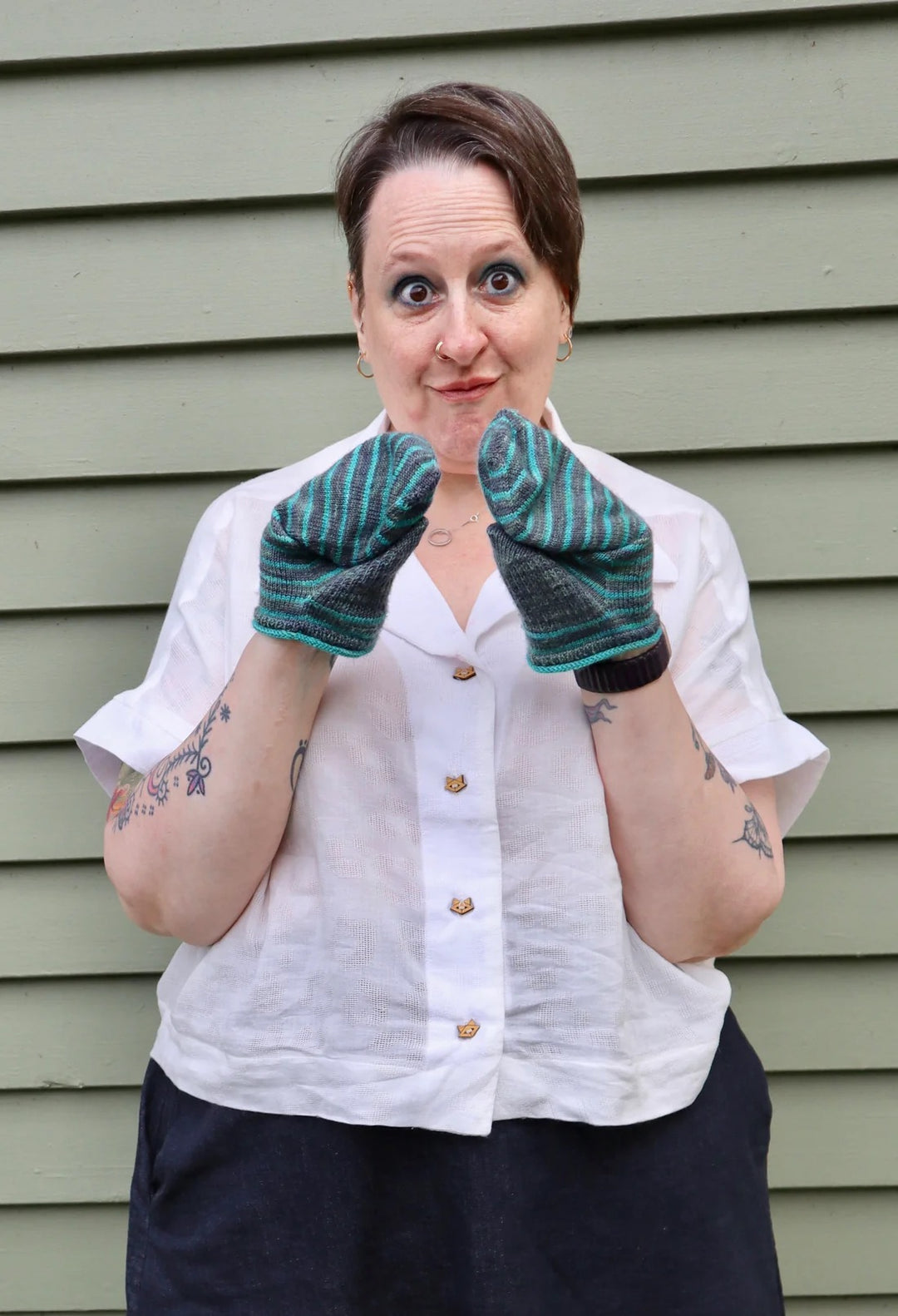 Play? Play! Socks by Julie Monk - Printed Pattern