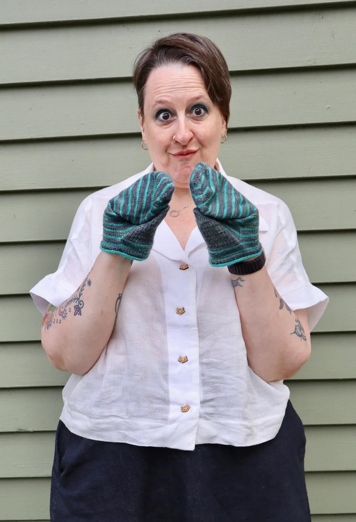 Play? Play! Socks by Julie Monk - Printed Pattern