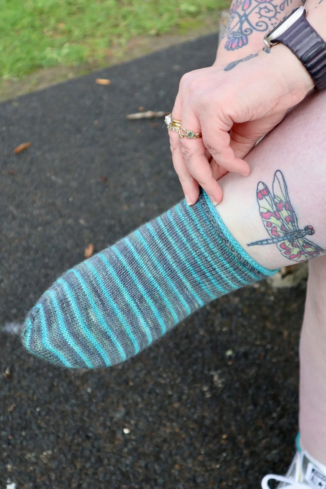 Play? Play! Socks by Julie Monk - Printed Pattern