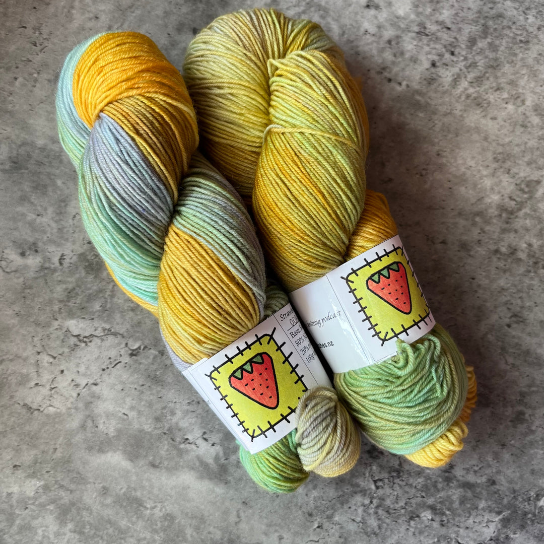 Strawberry Patches Yarns // Sock Yarn // 4ply