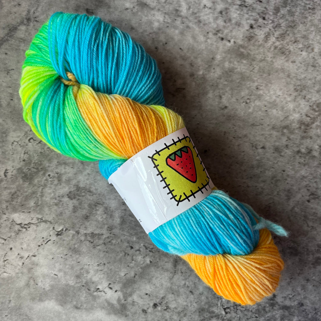 Strawberry Patches Yarns // Sock Yarn // 4ply
