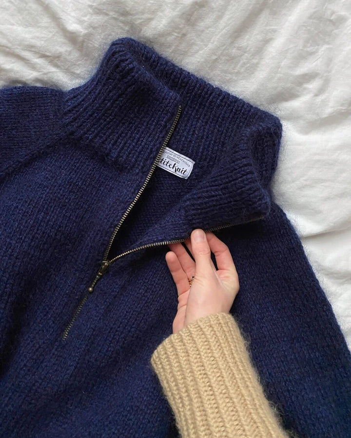 Zipper Sweater Man by Petite Knit - Printed Pattern