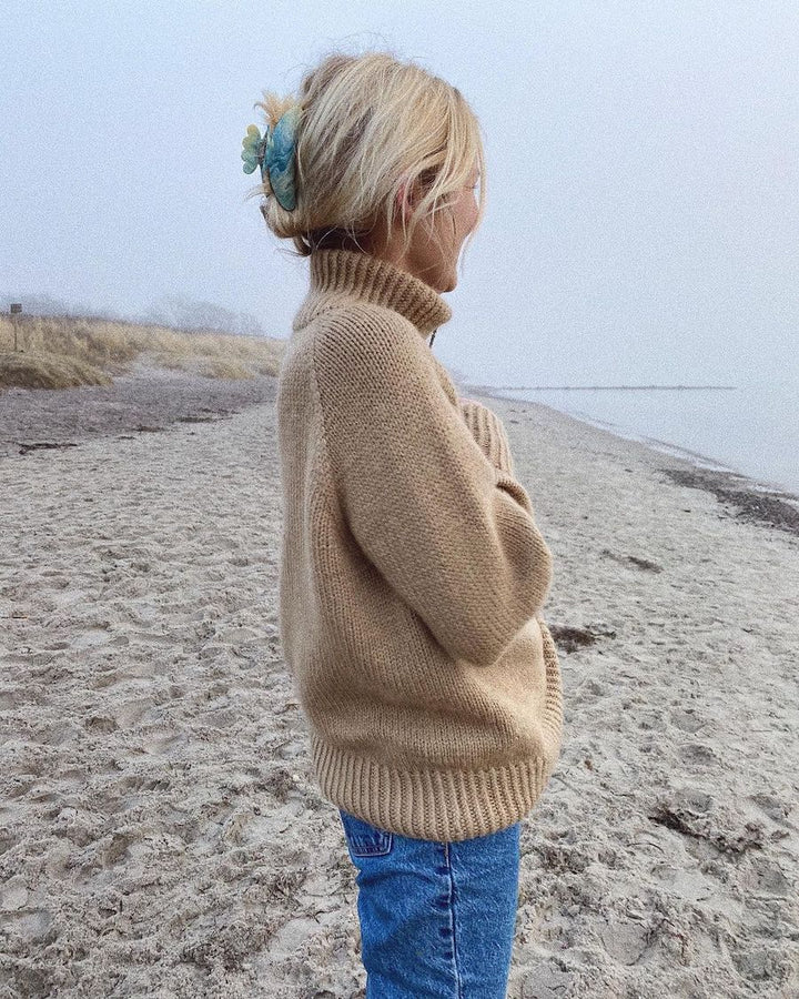 Zipper Sweater by Petite Knit - Printed Pattern