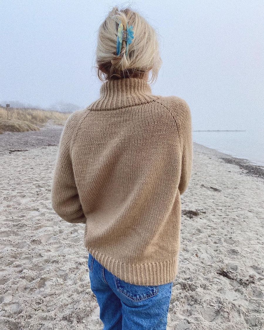 Zipper Sweater by Petite Knit - Printed Pattern