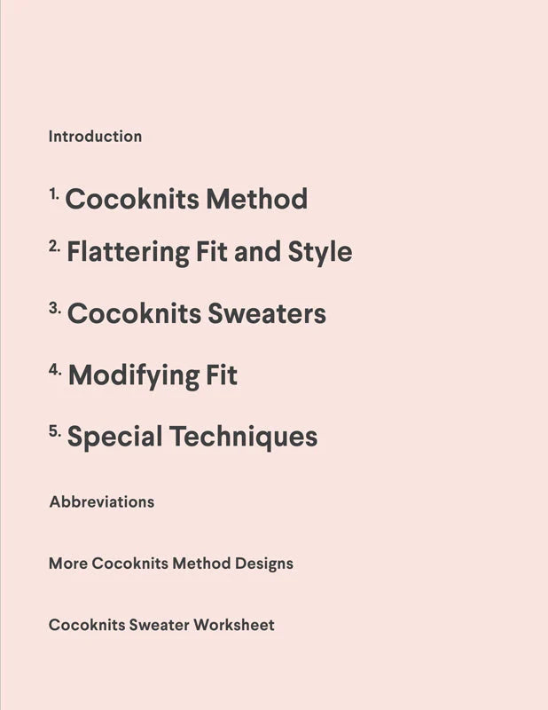 Cocoknits // Sweater Workshop