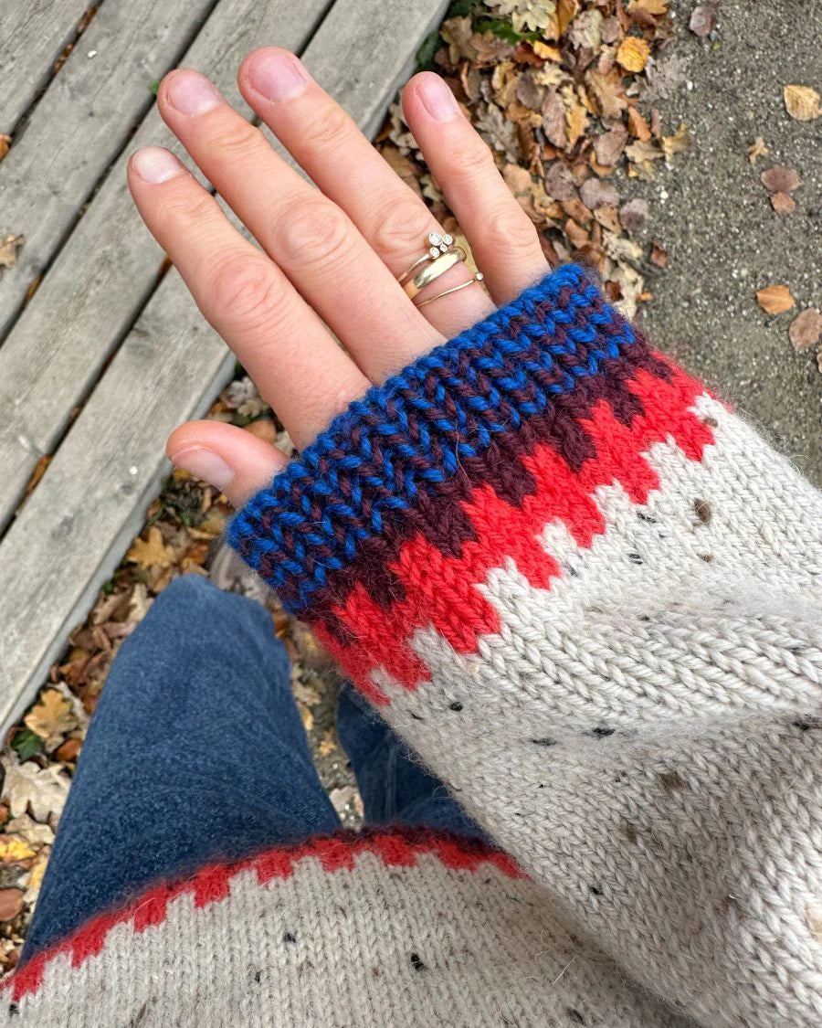 Cross Sweater by Petite Knit - Printed Pattern