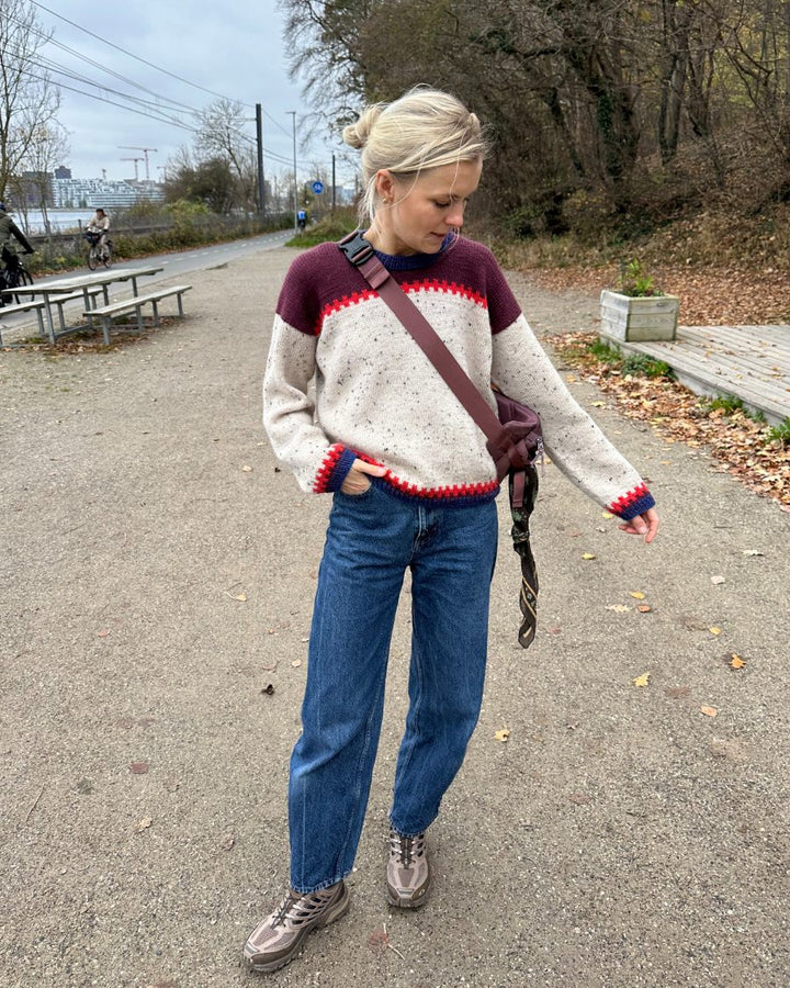 Cross Sweater by Petite Knit - Printed Pattern