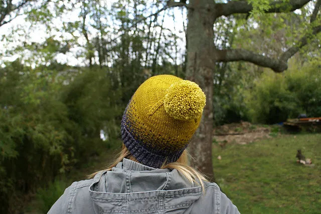 Driftless Hat - Black Cat Knit Co - Printed Pattern