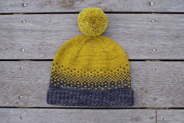 Driftless Hat - Black Cat Knit Co - Printed Pattern