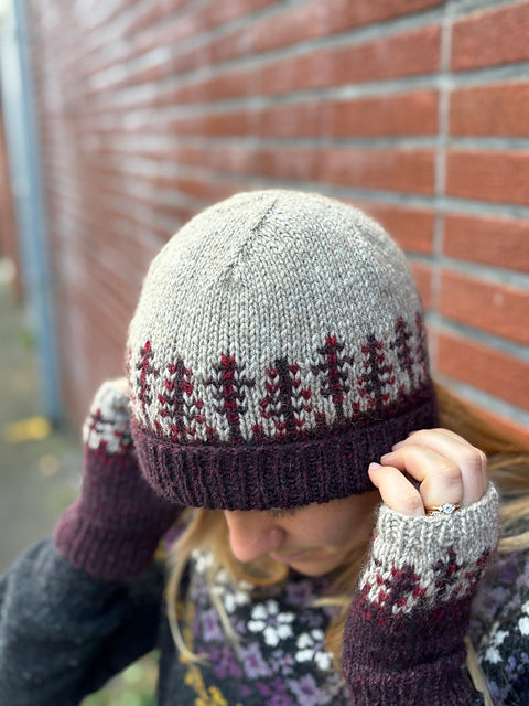 Hanmer Hat - Black Cat Knit Co - Printed Pattern