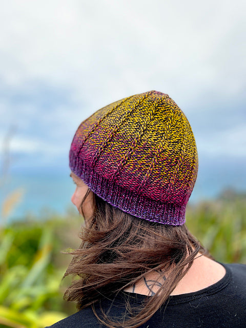Miss Rumphius Hat -Black Cat Knit Co - Printed Pattern