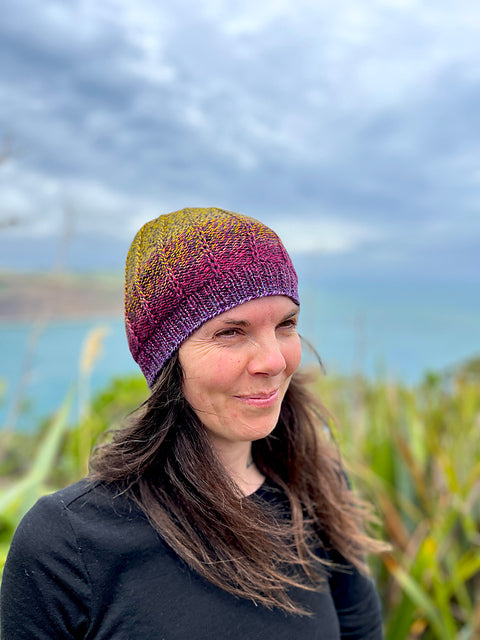 Miss Rumphius Hat -Black Cat Knit Co - Printed Pattern