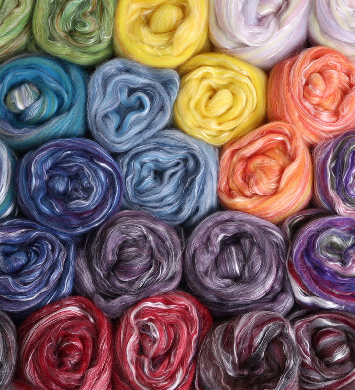 Ashford // Merino Silk Sliver Fibre Packs