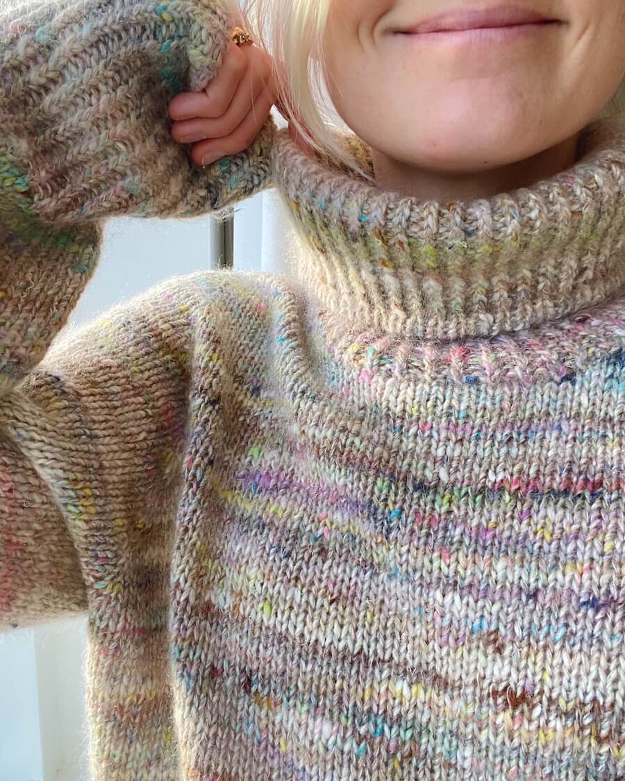 Terrazzo Sweater by Petite Knit - Printed Pattern