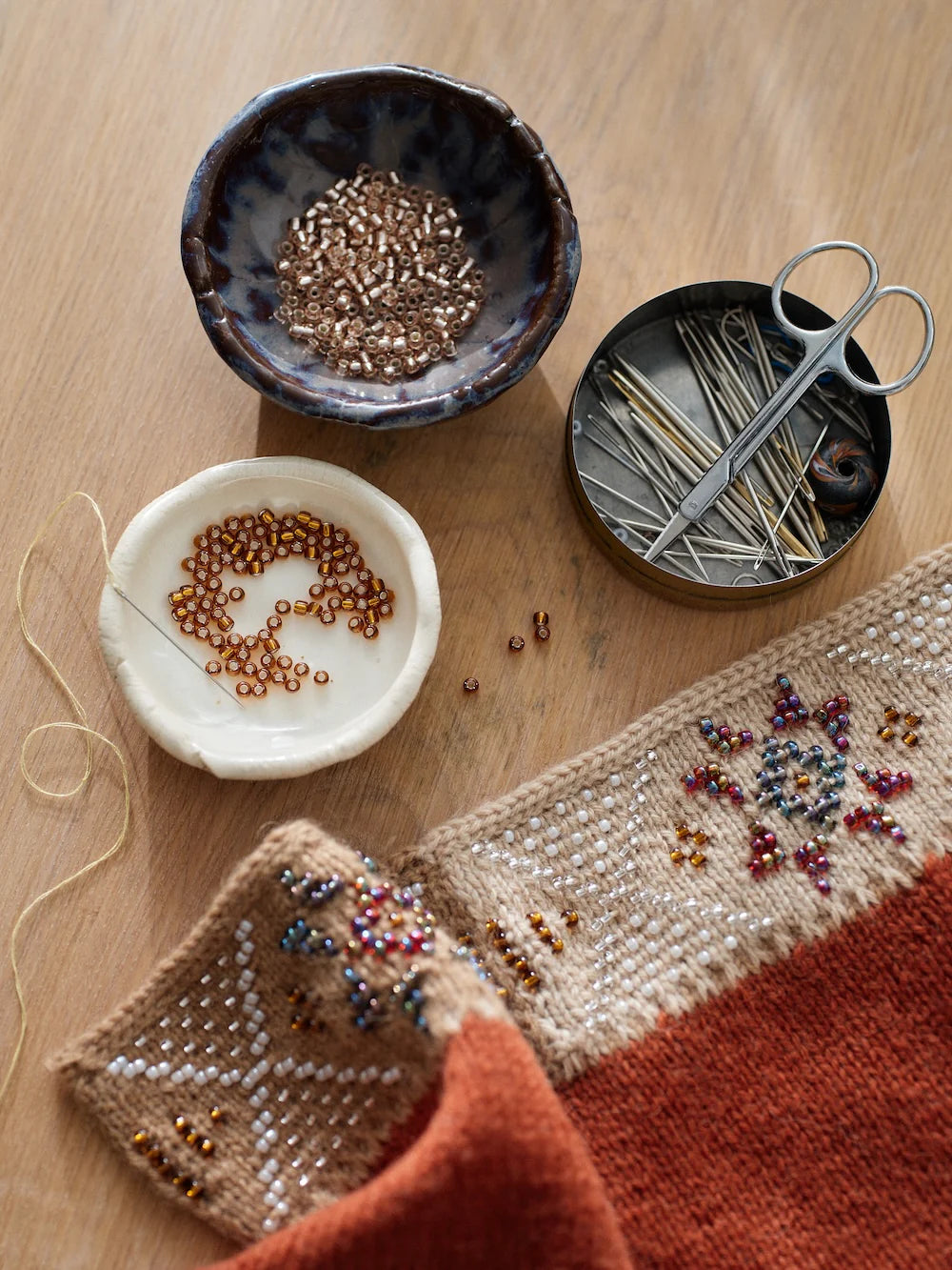 Beaded Colourwork: A Modern Approach to Knitting with Beads // Laine