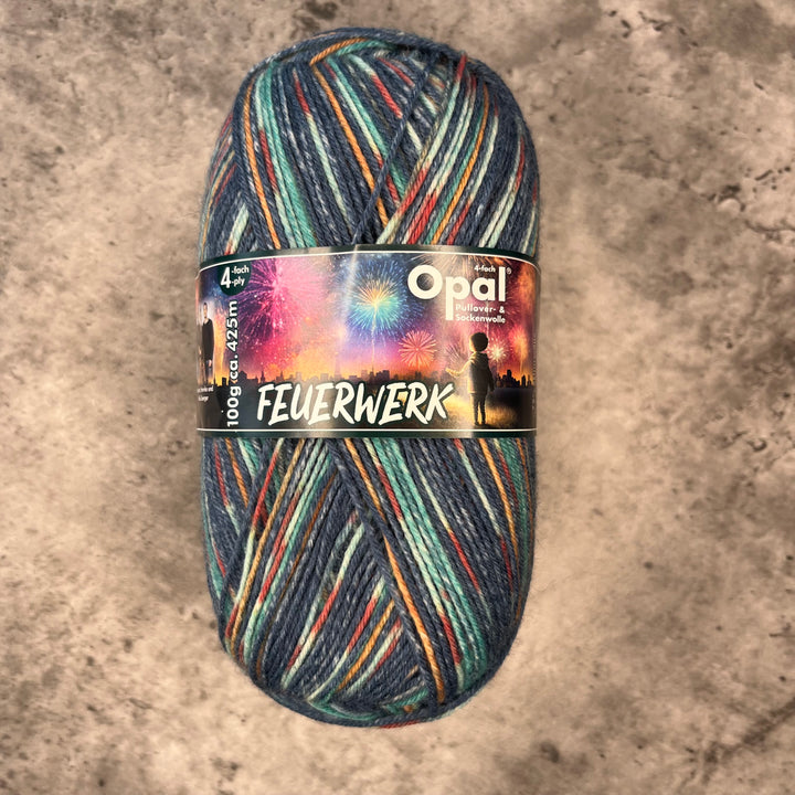 Opal Feuerwerk Sock Yarn // 4ply